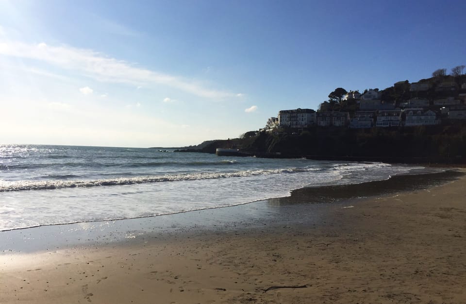 Looe beach on a beautiful crisp February morning - this is on your doorstep!