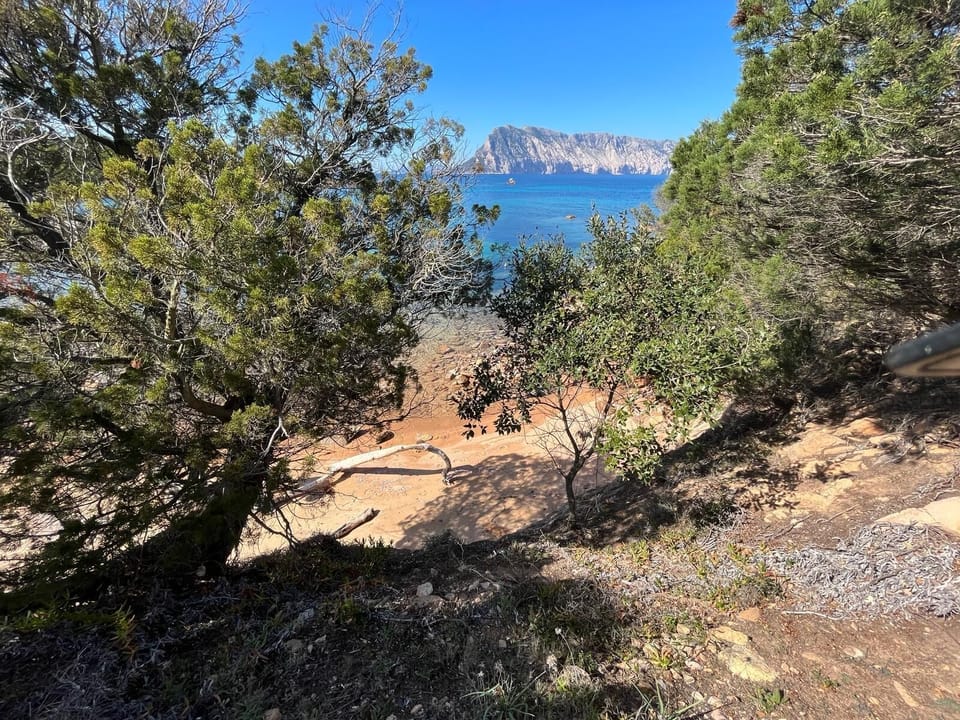 2nd beach, Cala Paradiso, 150 meters away.
