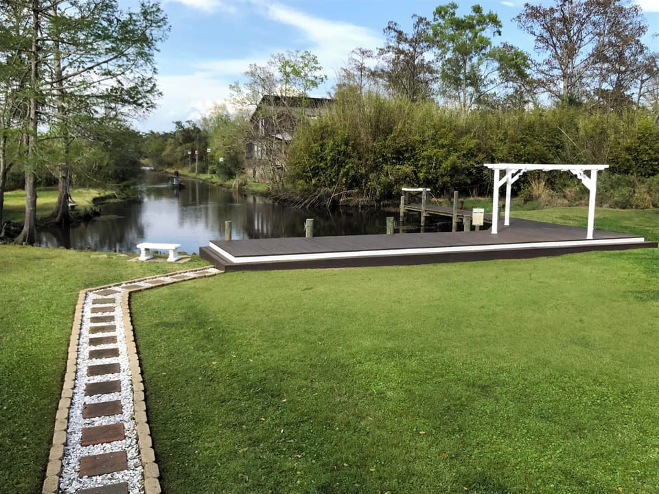 newly renovated deck