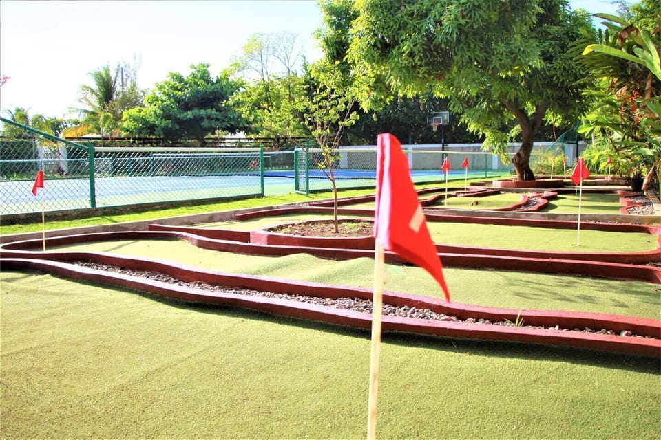 Challenge each other to a friendly game of basketball, tennis or putt putt golf! Team building and group bonding are welcome side-effects!