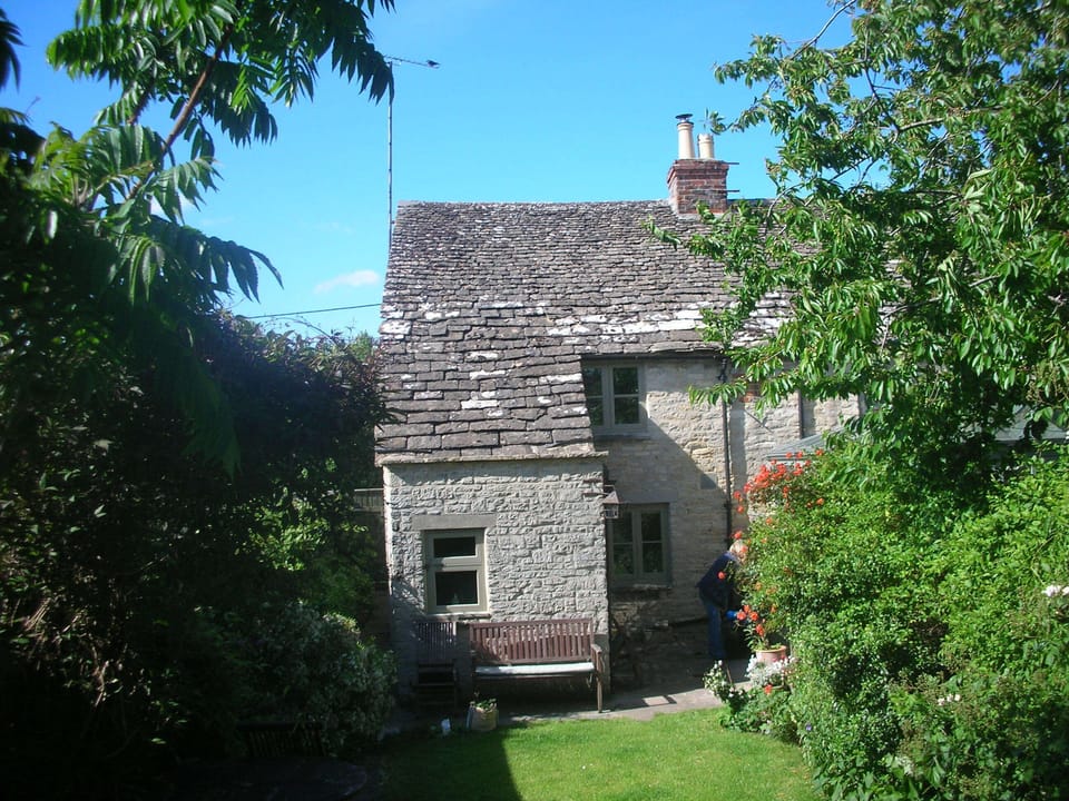 Pretty south-facing private garden