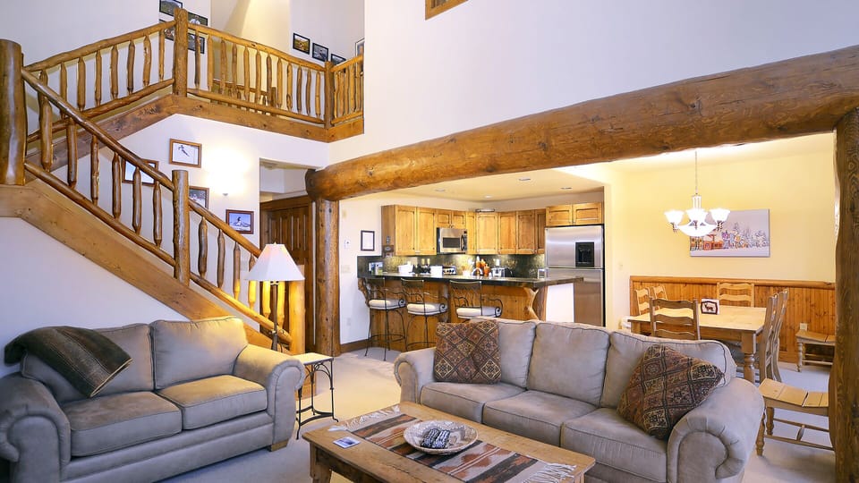 2 bedrooms on main floor, master is up the stairs
