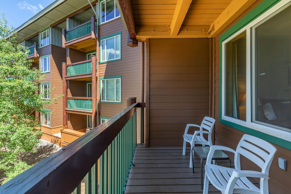 Large and spacious balcony