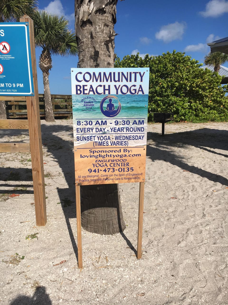 Yoga at Englewood Beach