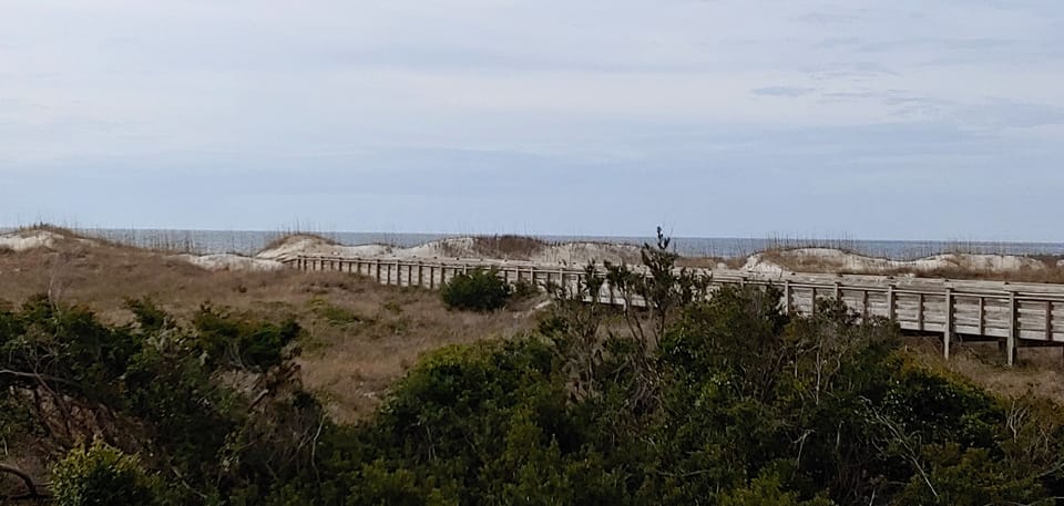 View from the deck of the condo