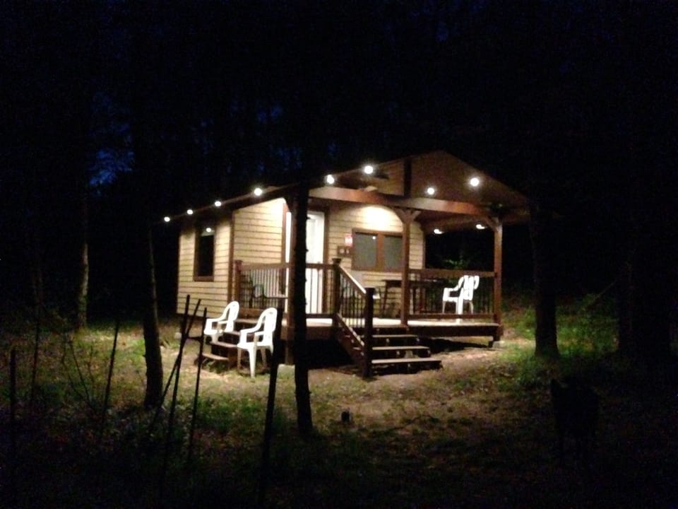 Plenty of lights. Beautiful at night
