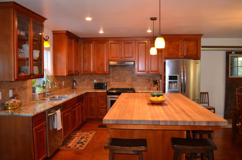 Kitchen with huge island