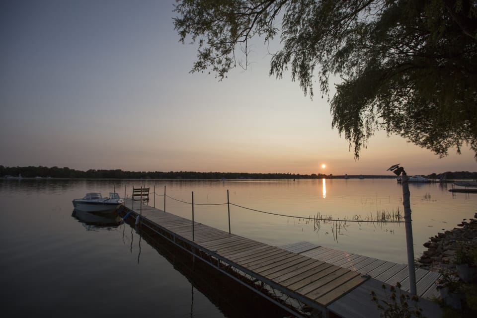 Our private pier can accommodate our guest's boats.
