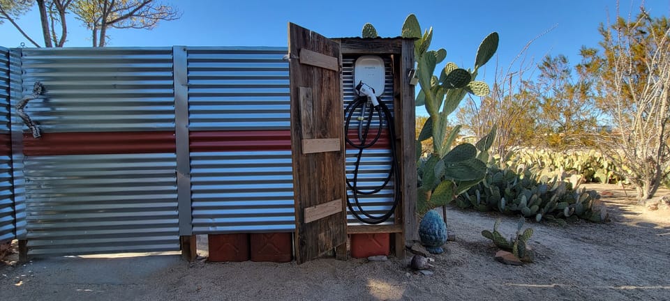 complimentary Level 2 EV Charging station for guests to use.