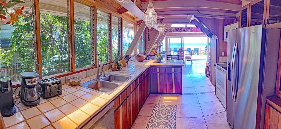 Even Our Kitchen Has A Spectacular View Looking Out Towards The Ocean. 