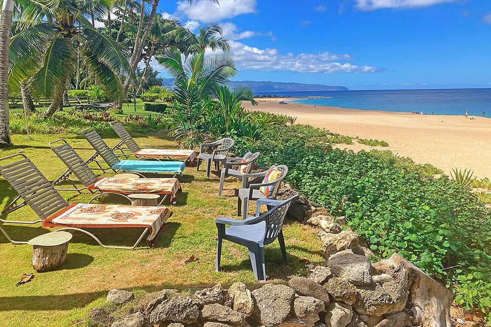 Sunbathe In Our Garden And Enjoy the Sounds Of The Birds And Ocean.
