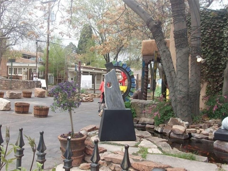 Famous Canyon Road art galleries 2 blocks from The Canyon Road Adobe!