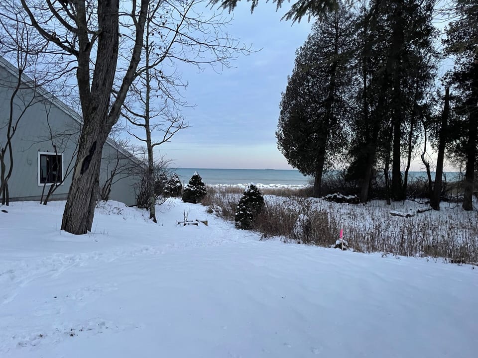 The woods and the water are gorgeous in all 4 seasons!