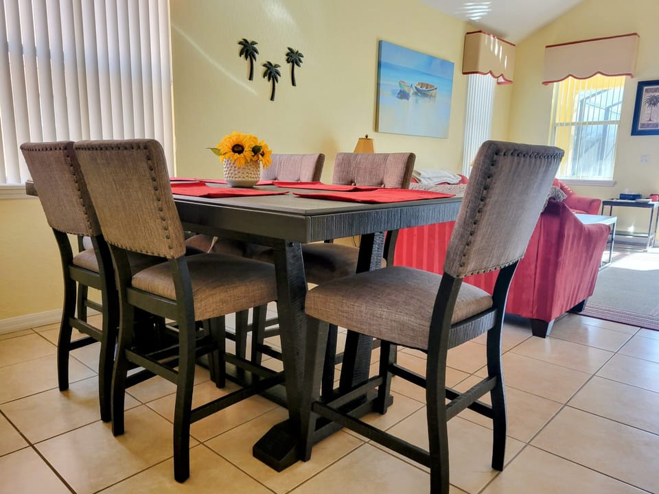 New counter height dining table