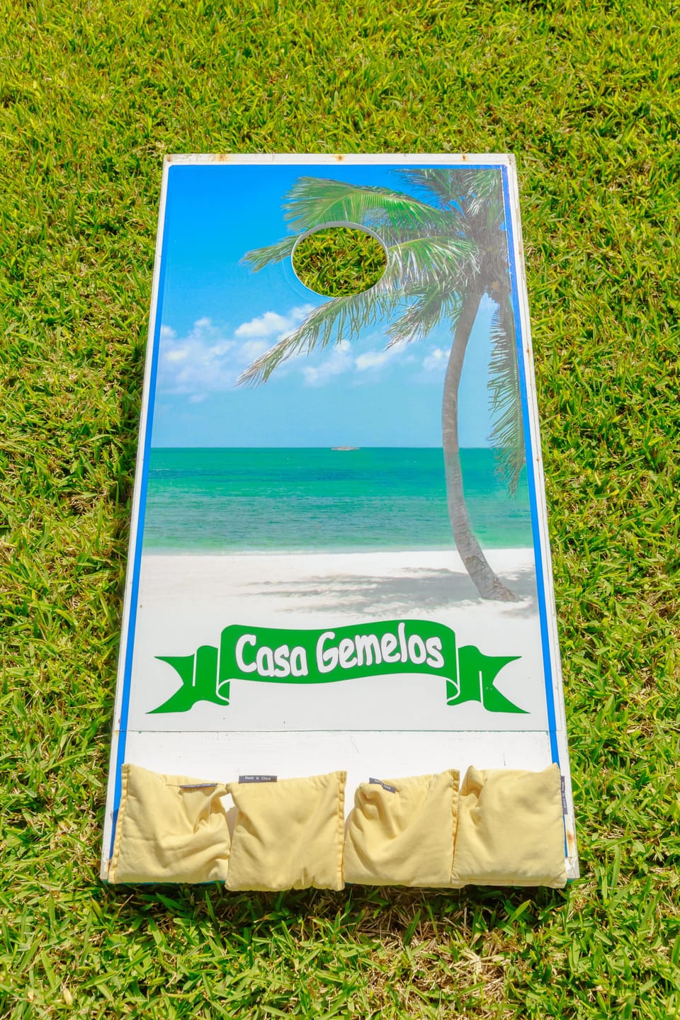 Anyone for a little corn hole?