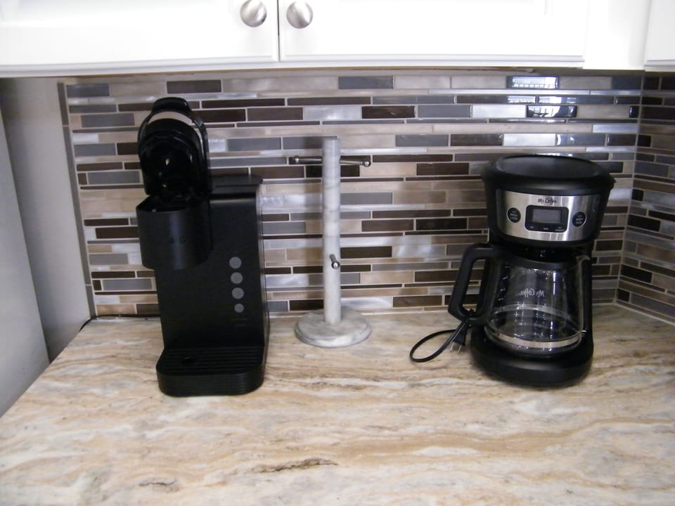 Brew a Krieg coffee or a 12-cup pot of coffee both are available.