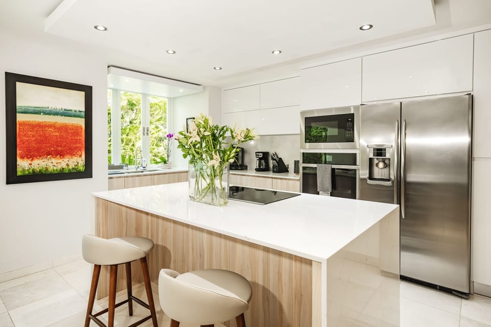 Newly remodeled and fully equipped kitchen.