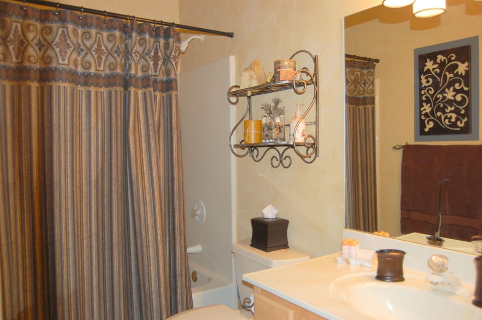 Second Bathroom with tub and shower