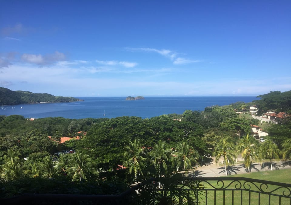 View from La Bahia resort restaurant