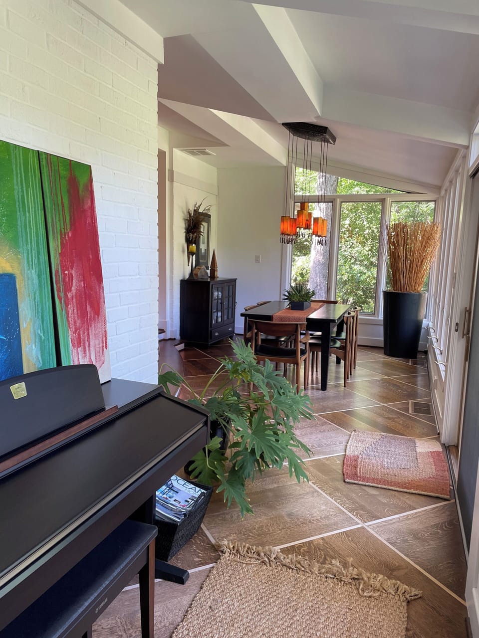 Hall from great room to dining