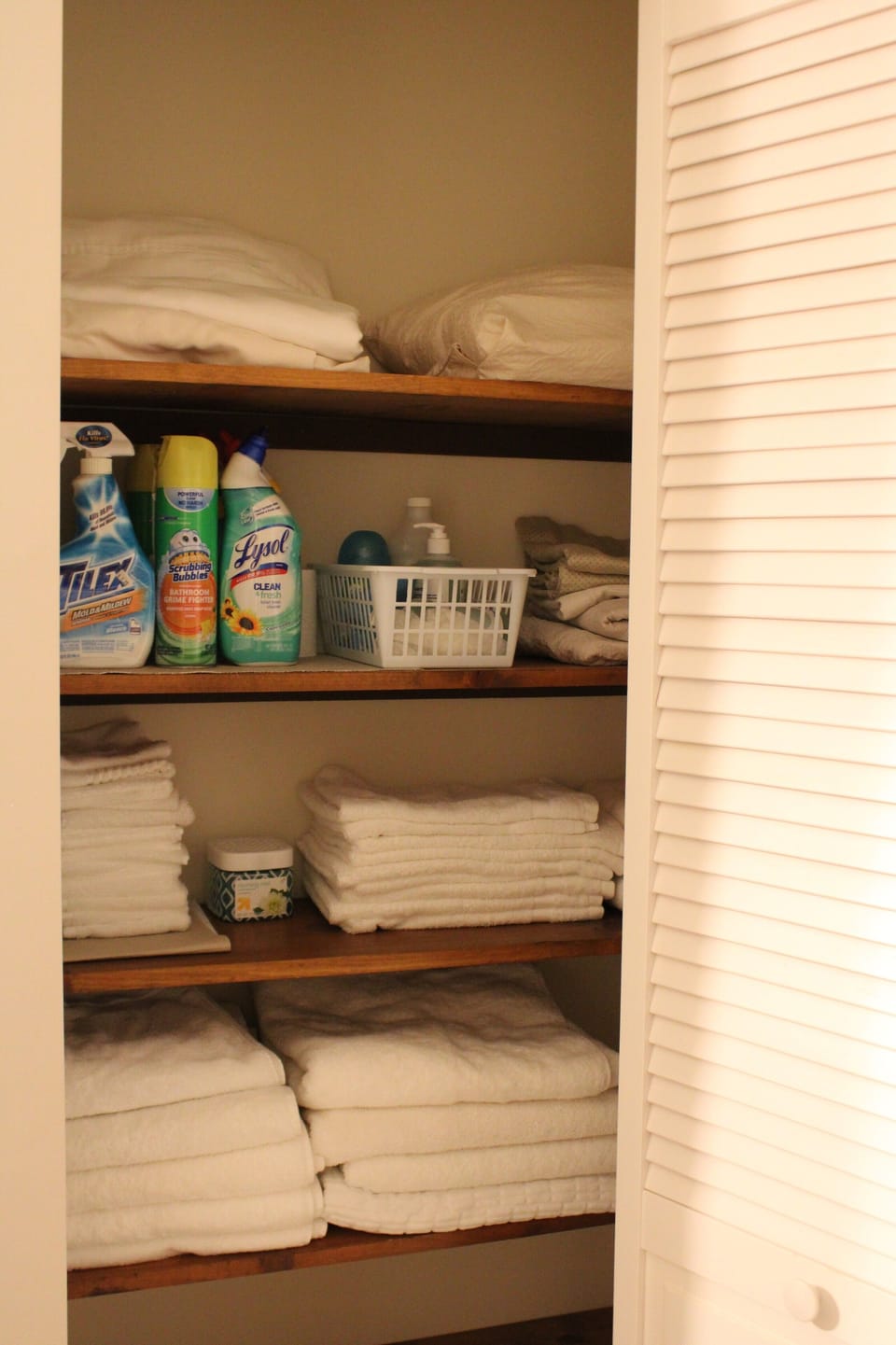 Linens provided.