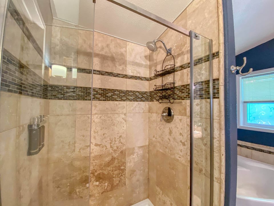Shower in the main ensuite