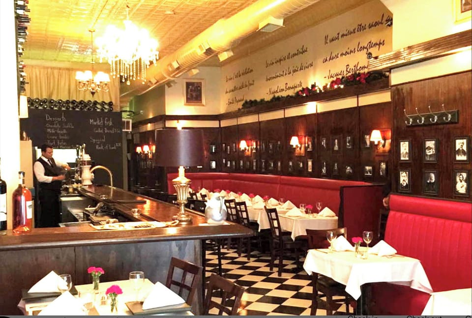 French Bistro and Wine Bar Right Downstairs