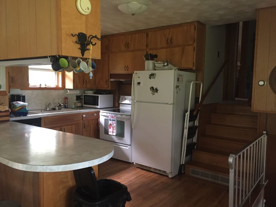 Kitchen has everything you need including dishwasher, and garbage disposal