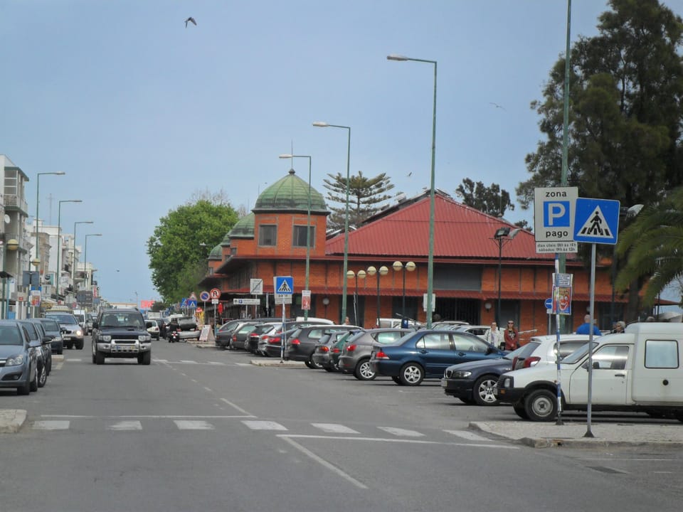 Downtown street by the waterfront