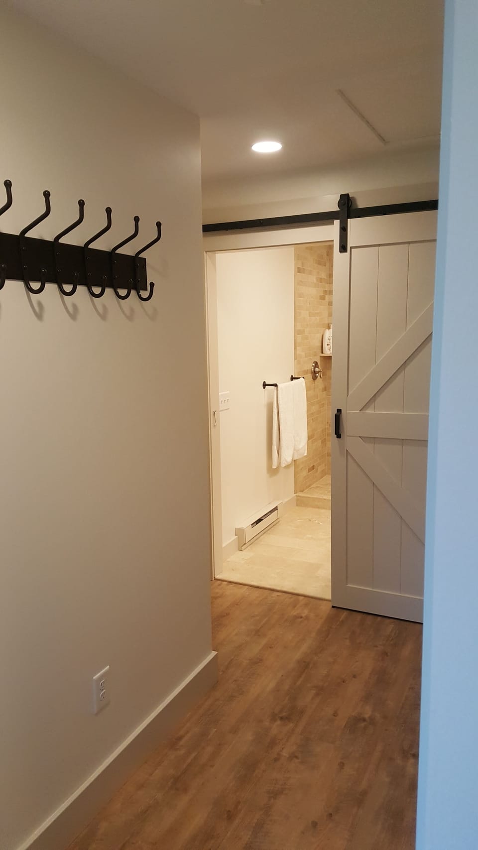 Hall to King Bedroom and new master bath