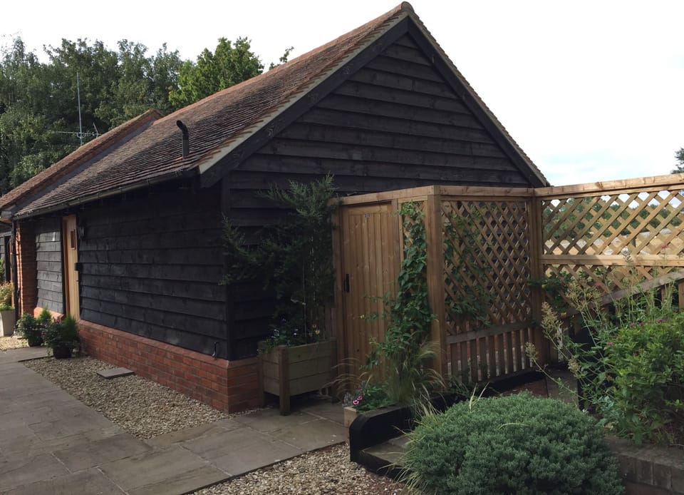 side gate into private patio