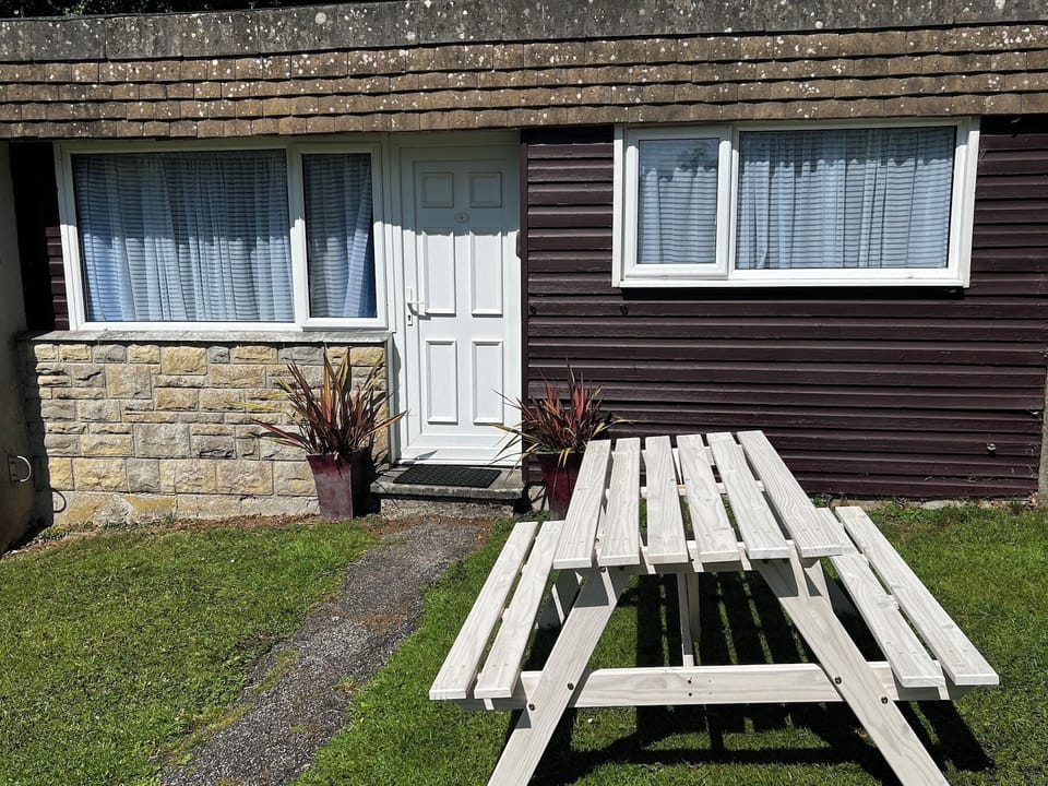 patio by your property with your own table