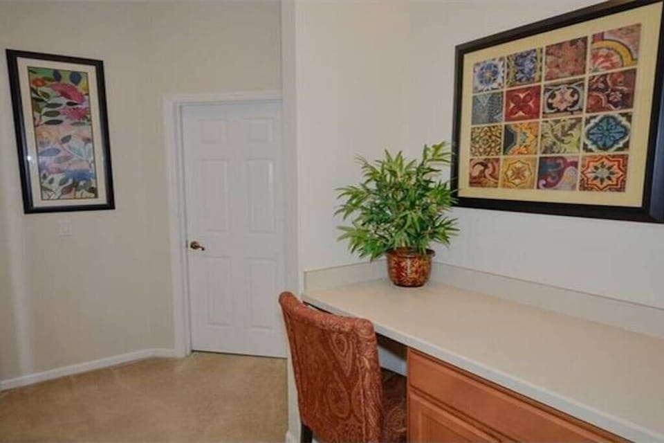 Upstairs desk