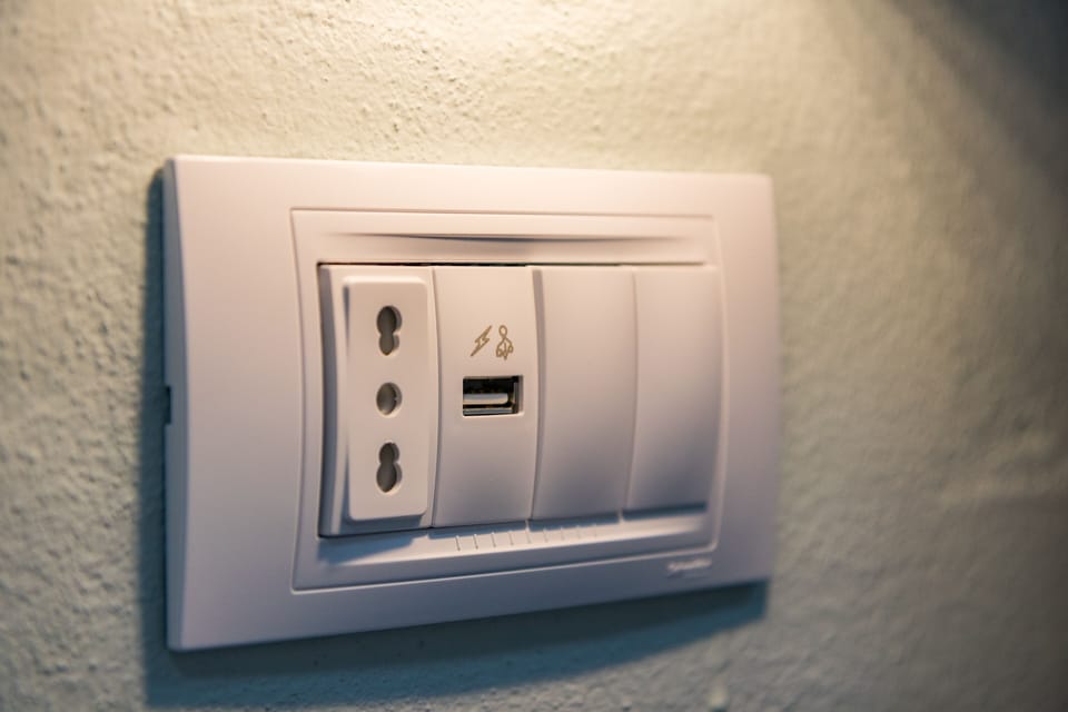 Bedside light switcher, USB charger