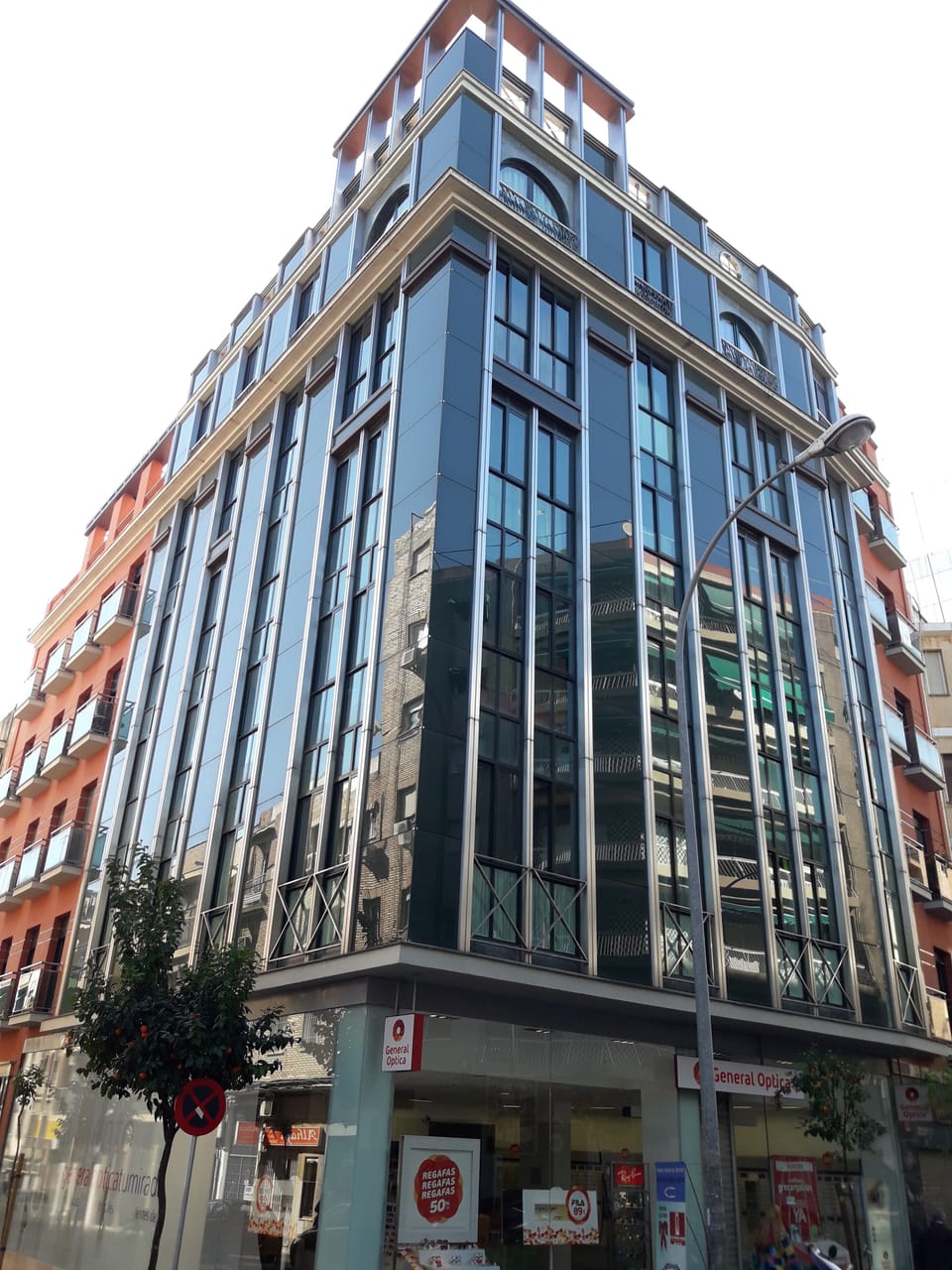 Front of building