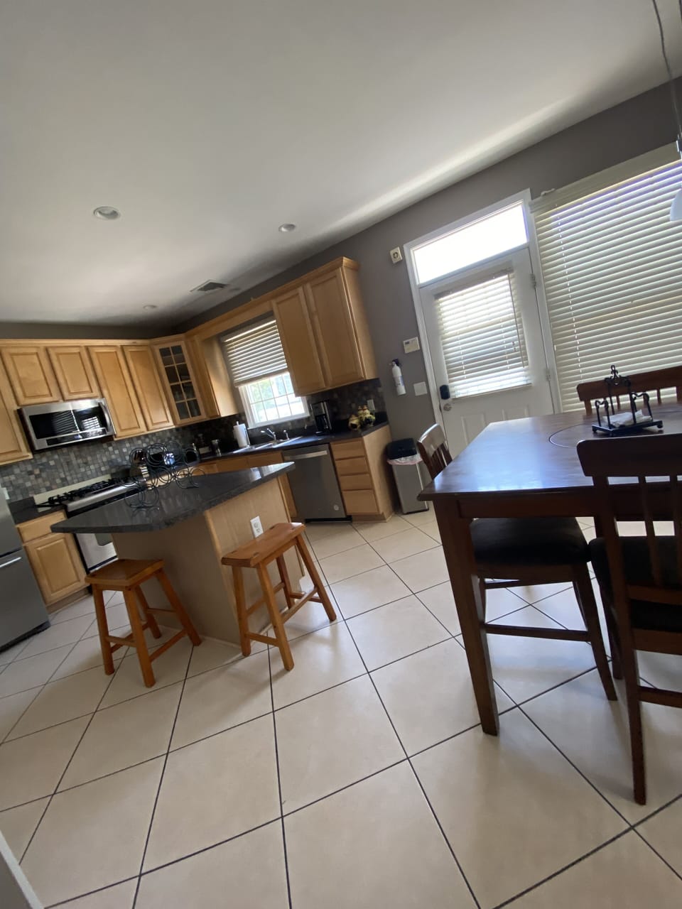 Convenient access to outdoors and living area