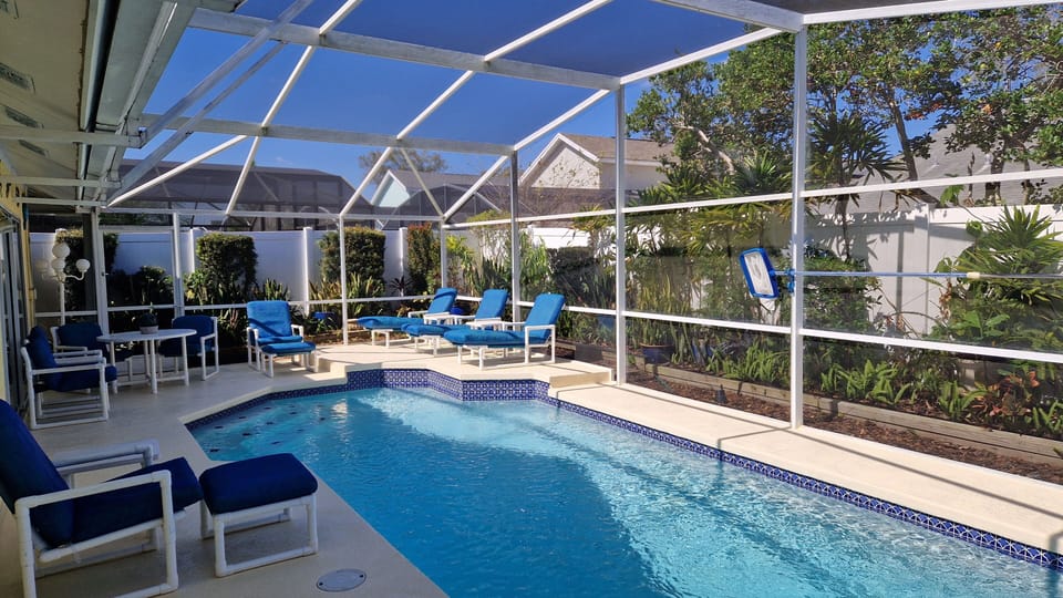 Our larger than average pool