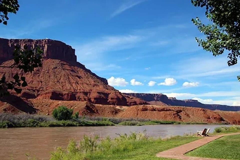 View of Sorrel River in Moab, UT