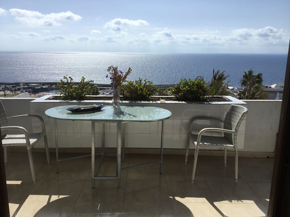 Picture taken from inside Terrasse with great view.