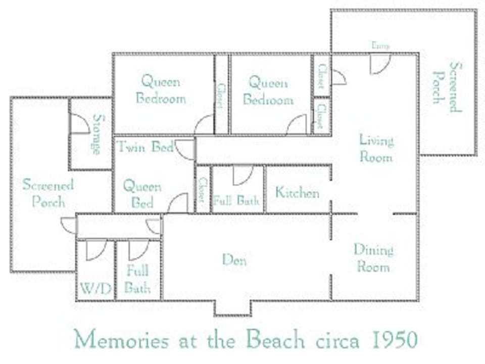 Floor Plan for Memories at the Beach. kaypettyrealtor@gmail.com