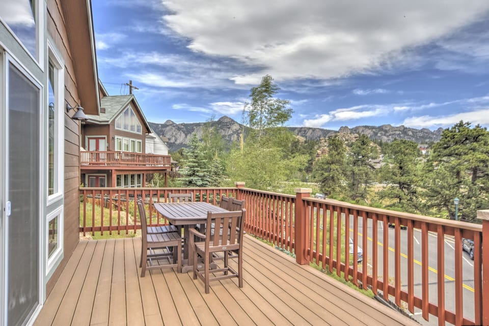 Perhaps the best part...enjoy your coffee or cocktail overlooking the mountains