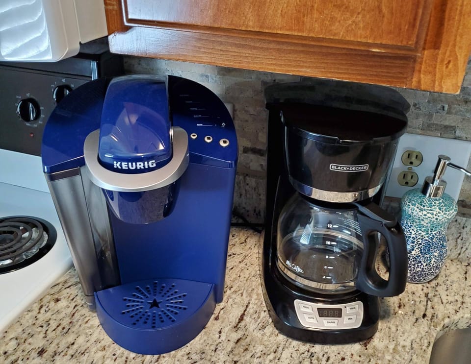 We have you covered!  Coffee, single or pot full