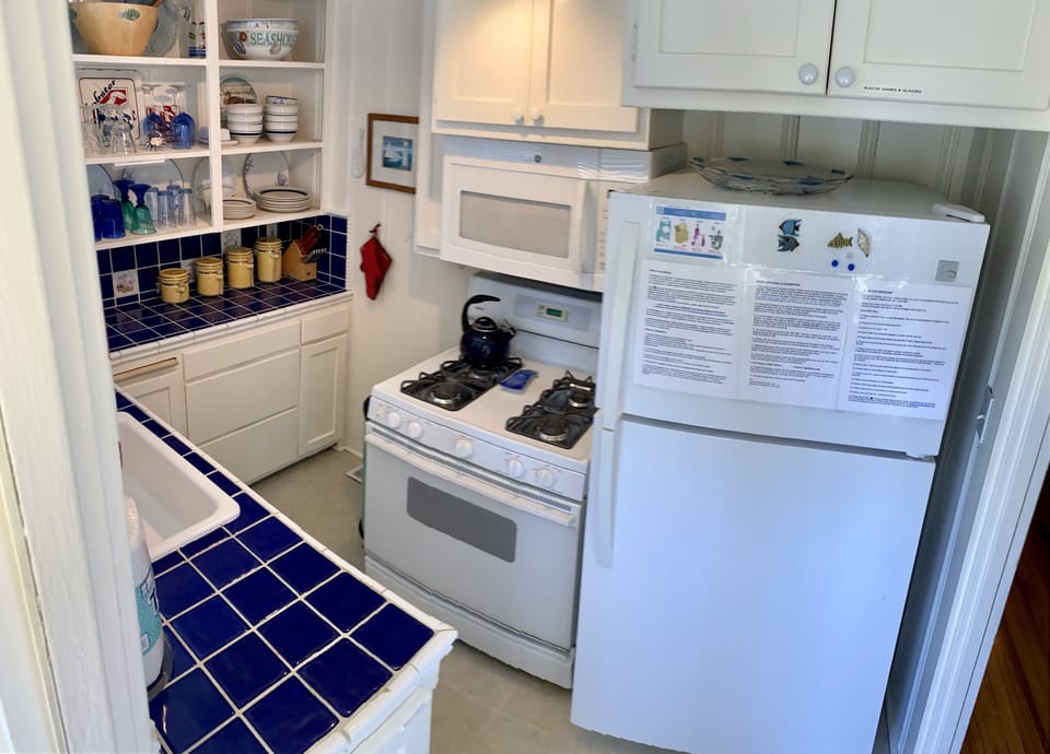 Galley Kitchen might be small but it’s equipped with everything you’ll need