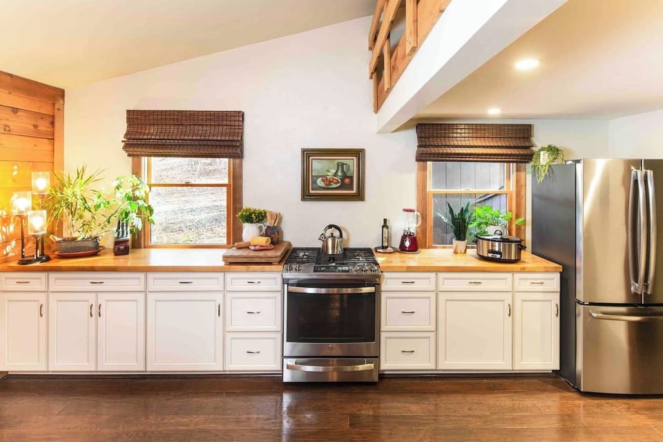 Recently updated, the kitchen is made for guests who love to cook while on vacation.