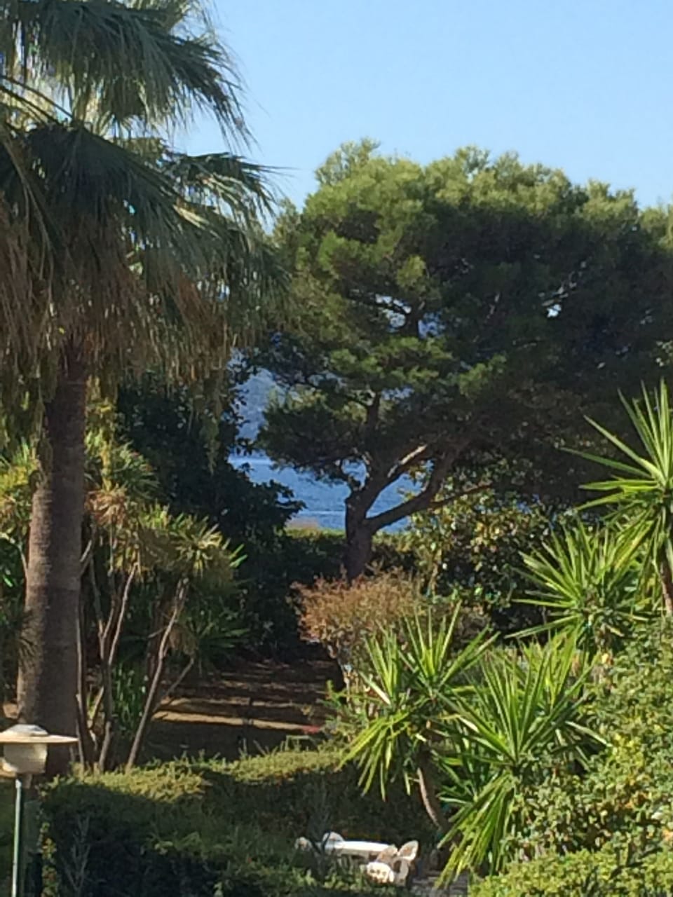 Partial sea view from the balcony