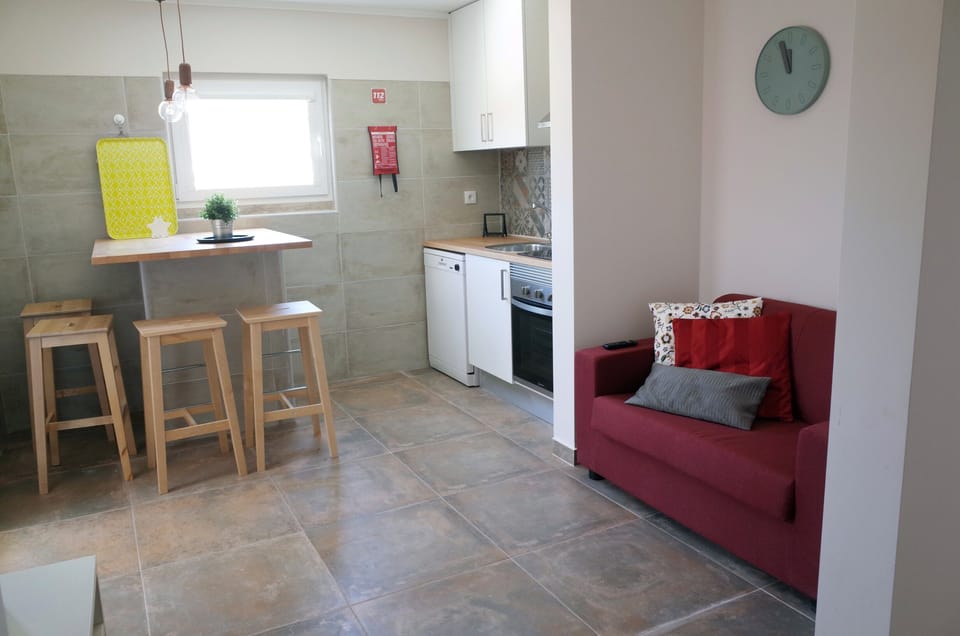living room and kitchen