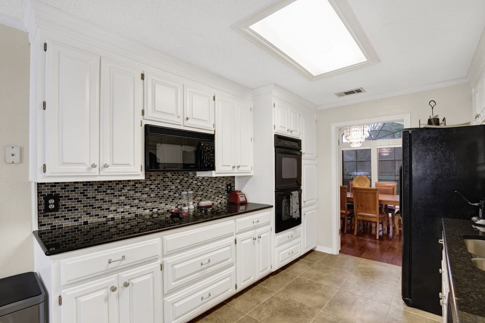 Kitchen with double ovens