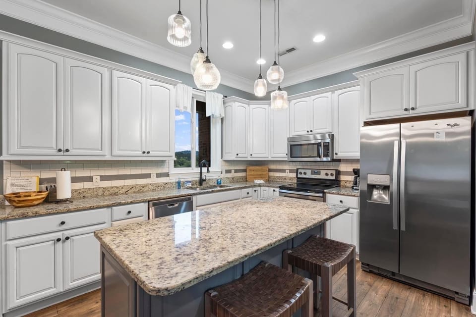 Fully stocked Kitchen.