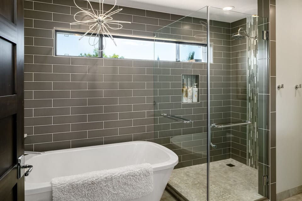 Walk in shower