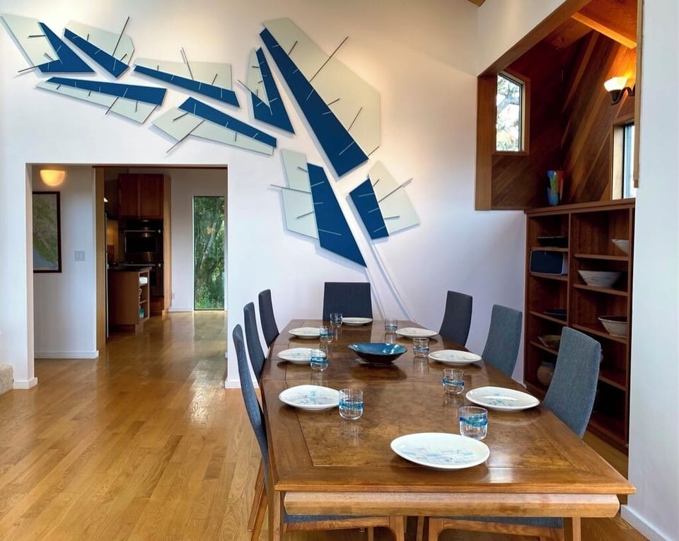 Dining Table. Comfortably seats 8.